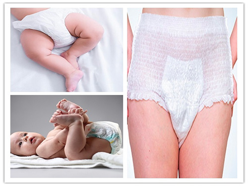 婴儿尿布的亲水性100％PP无纺布